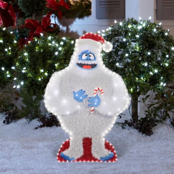 Gemmy Other - 3.3 Ft Lighted BUMBLE Abominable Snowman Christmas Decor Flat-tastic Collapsible